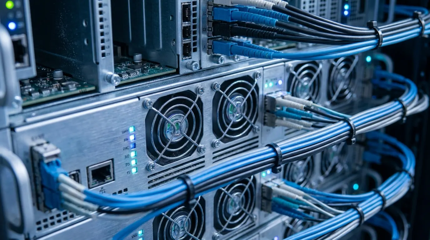 Blade servers server rack
