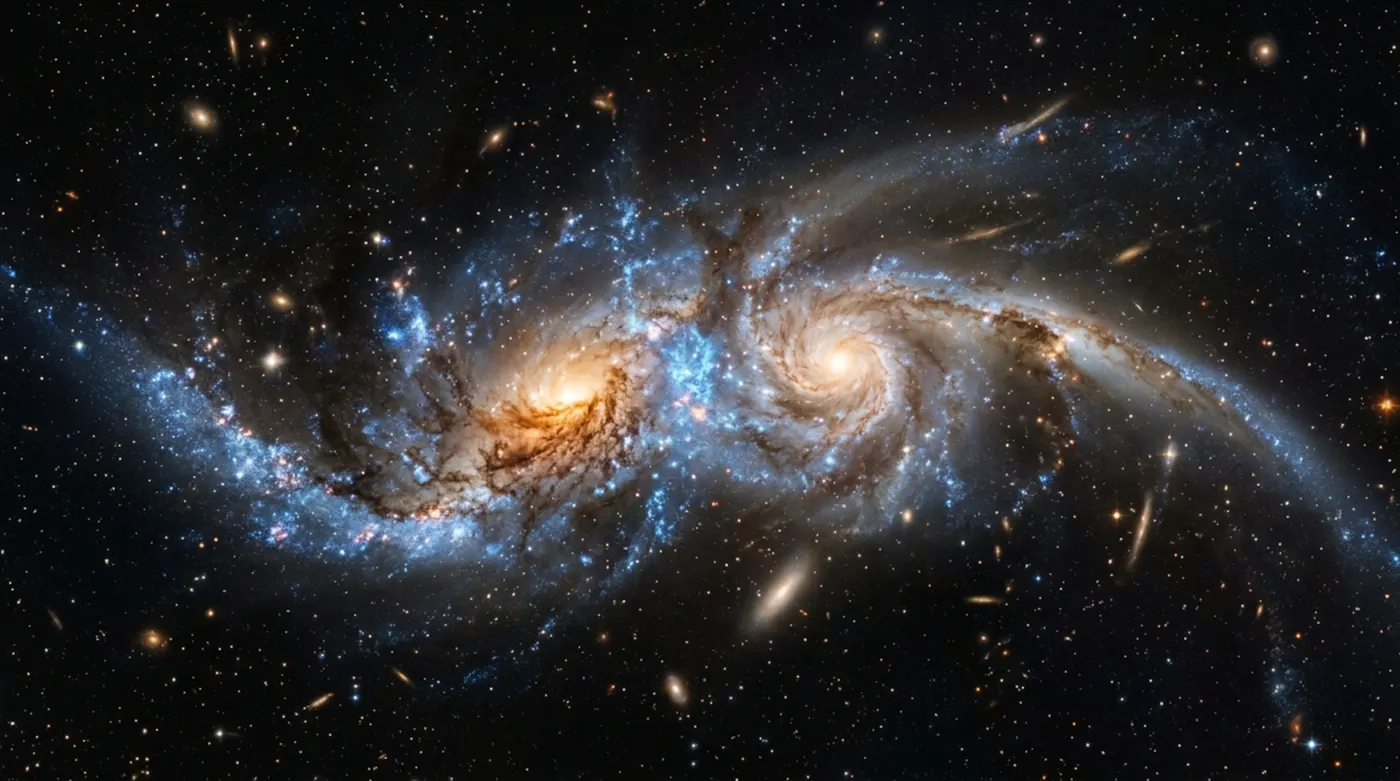 Colliding galaxies