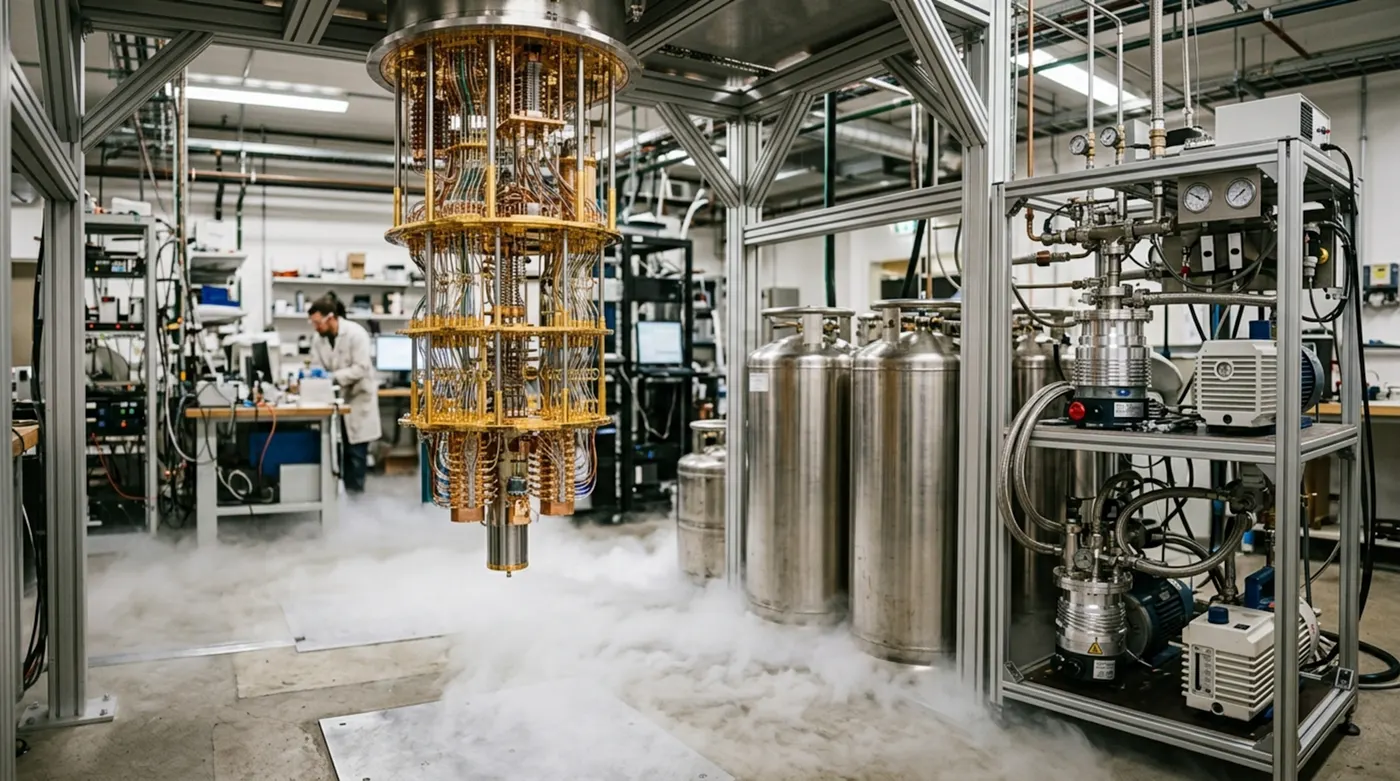 Cryogenics dilution refrigerator