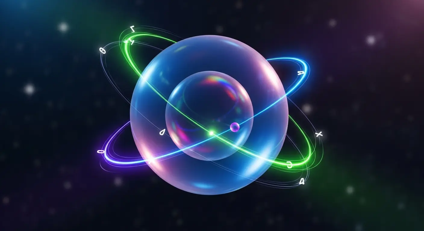 Quantum atom orbital model representing molecular simulation for drug discovery applications